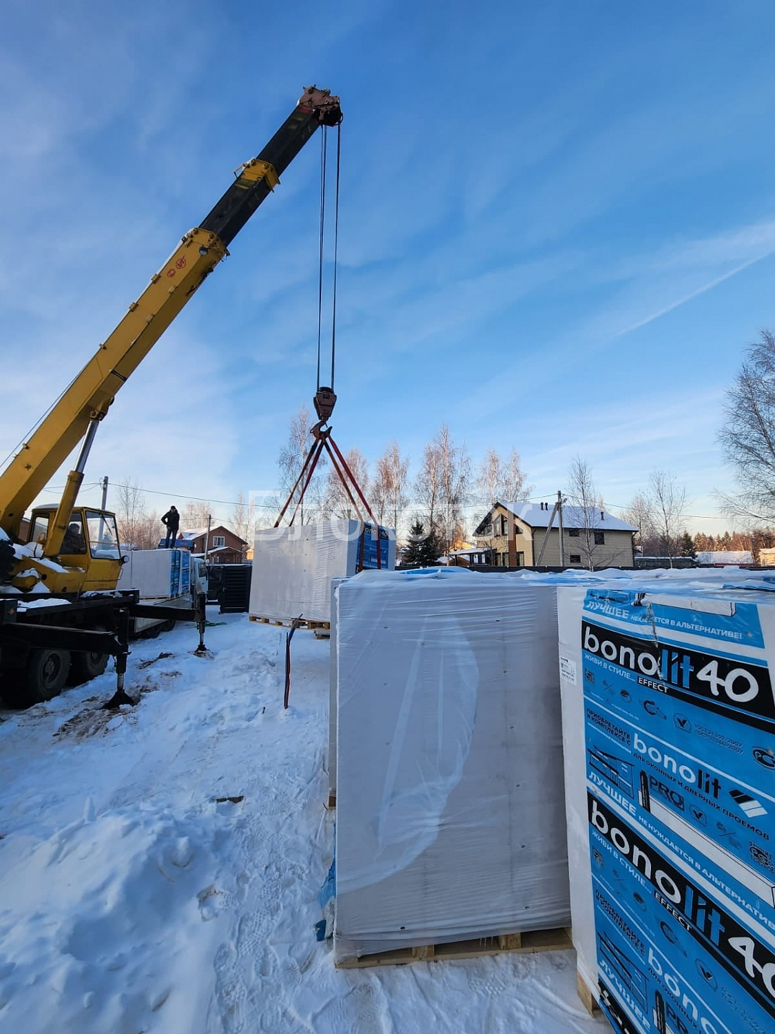 Газосиликатные блоки Бонолит Дмитров D500 625х200х75 перегородочные