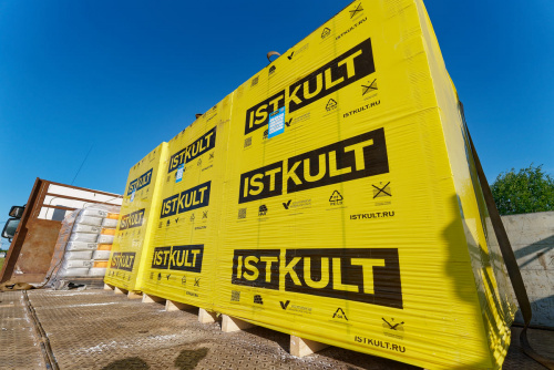 Газобетонные блоки Istkult D500 625х250х150 перегородочные